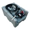 Afbeeldingen van Infracube® 125 liter mobiele Dieseltank met 12 Volt pomp met inhoudsmeter en aftapplug